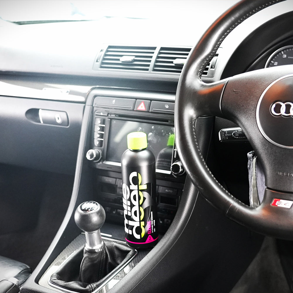 Elevate car interior trim dressing inside car